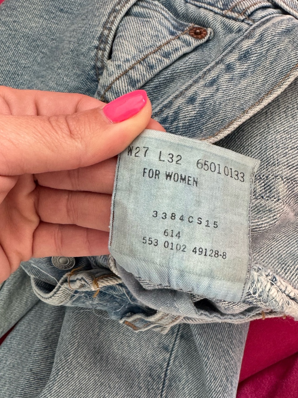 Levi's Vintage Distressed Straight Leg Jeans - Picture 11 of 11